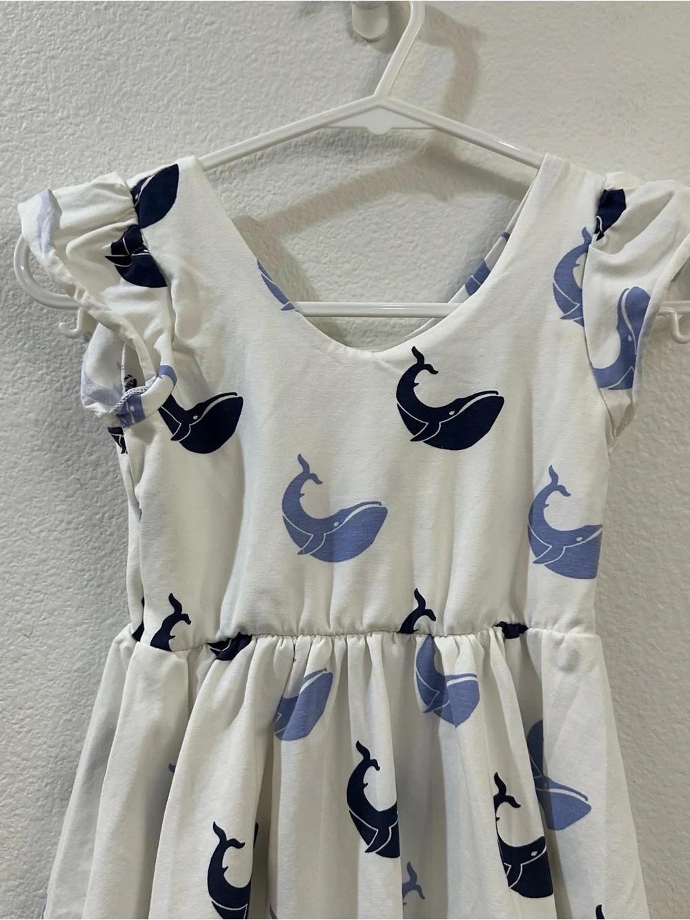 Monica + Andy Flutter Sleeve Whale Dress Size 5